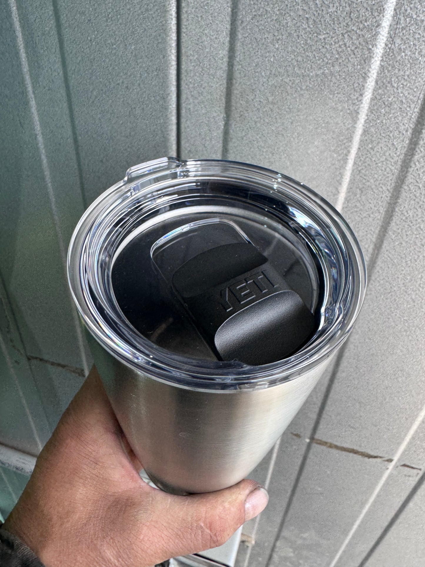 Your Custom stainless cup with magslider lid.